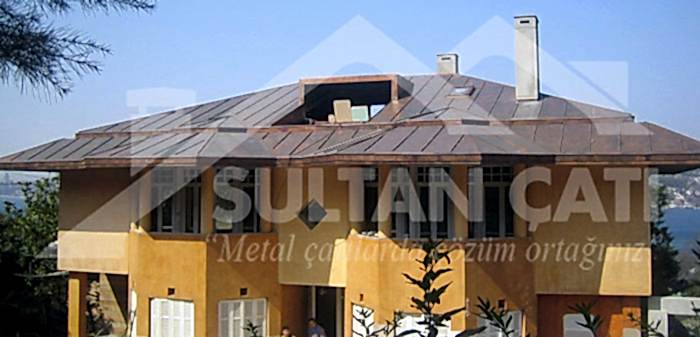 BAKIR ÇATI KAPLAMA işleri