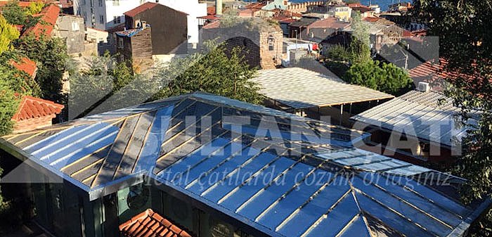 çinko çatı kaplama işleri